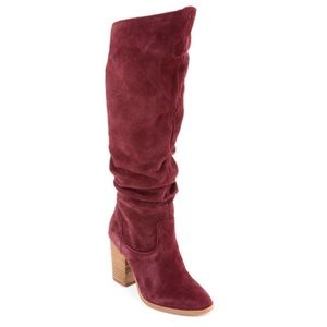 NEW Leather Slouch Boots Nine West SZ 10M